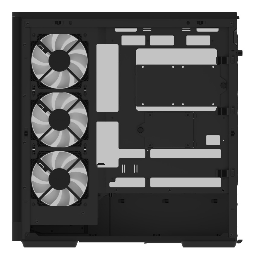AEROCOOL ADVANCED TECHNOLOGIES Geh Midi P500A Black ACCS-P500A-001, Ansicht 2