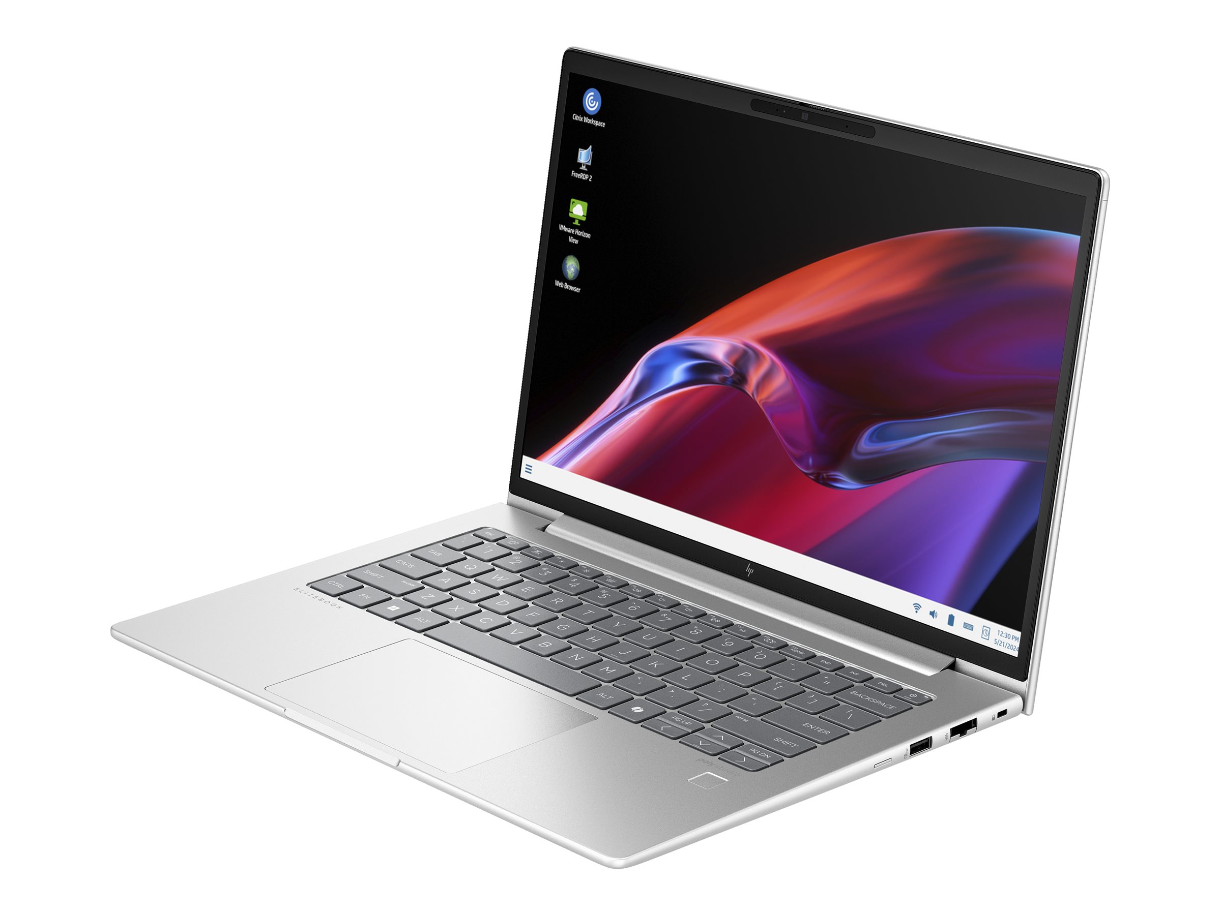 HP Elite Mobile Thin Client mt645 G8 - 180°-Scharnierdesign - AMD Ryzen 5 7535U  2.9 GHz - Win 10 IoT Enterprise 2021 LTSC - Radeon 660M - 16 GB RAM - 256 GB SSD NVMe - 35.56 cm (14)