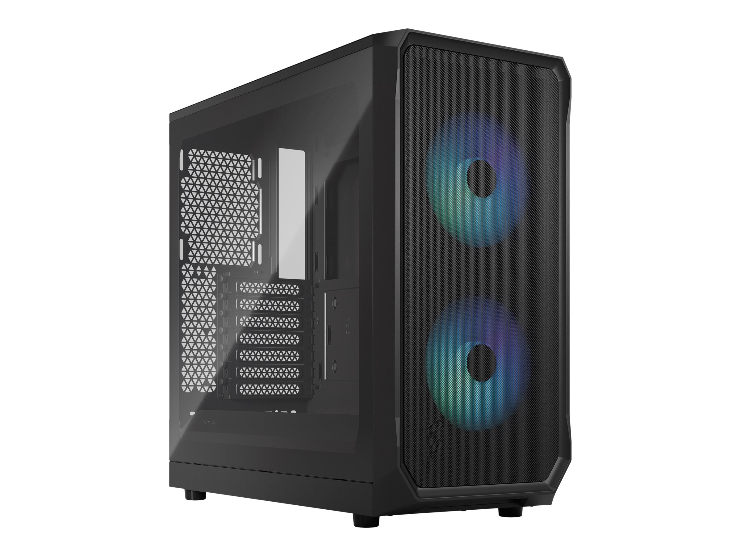 Fractal Design Focus 2 RGB - Tower - ATX - Seitenteil mit Fenster (gehärtetes Glas)