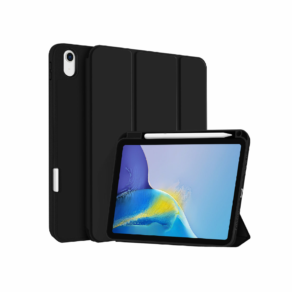 4smarts Folio Case Basic für Apple iPad Air 11 M2 2024 schwarz - Tasche, Ansicht 2