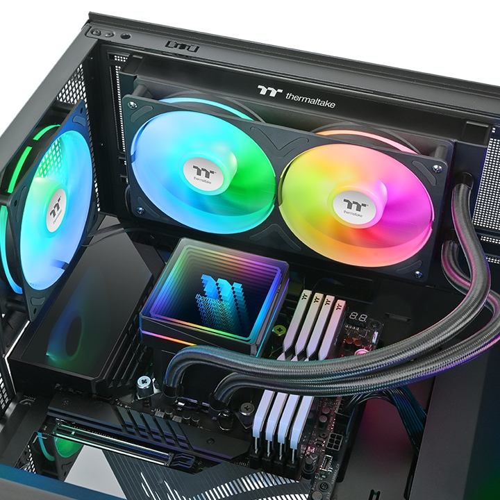 Thermaltake TH240 V3 ARGB Sync Black| AiO-Wasserkühlung, Ansicht 2