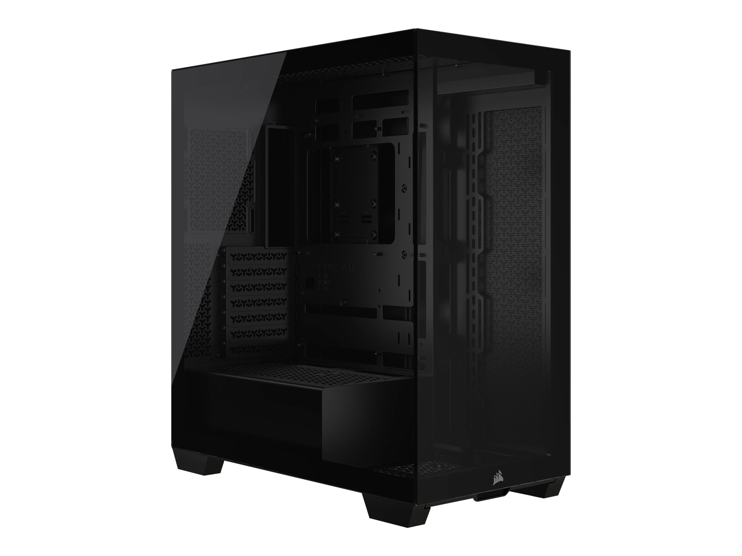 Corsair 480T RGB - Mid tower - ATX - Seitenteil mit Fenster (gehärtetes Glas), Ansicht 4
