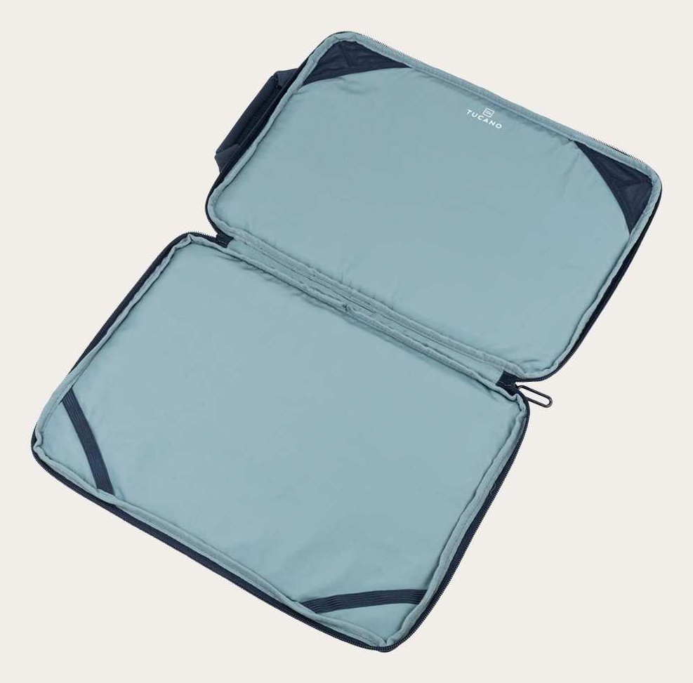 TUCANO Sandy Sleeve BLUE - MACBOOK PRO 14 LAPTOP 13-14 BFSAN1314-B - (Schutz-)hülle, Ansicht 4