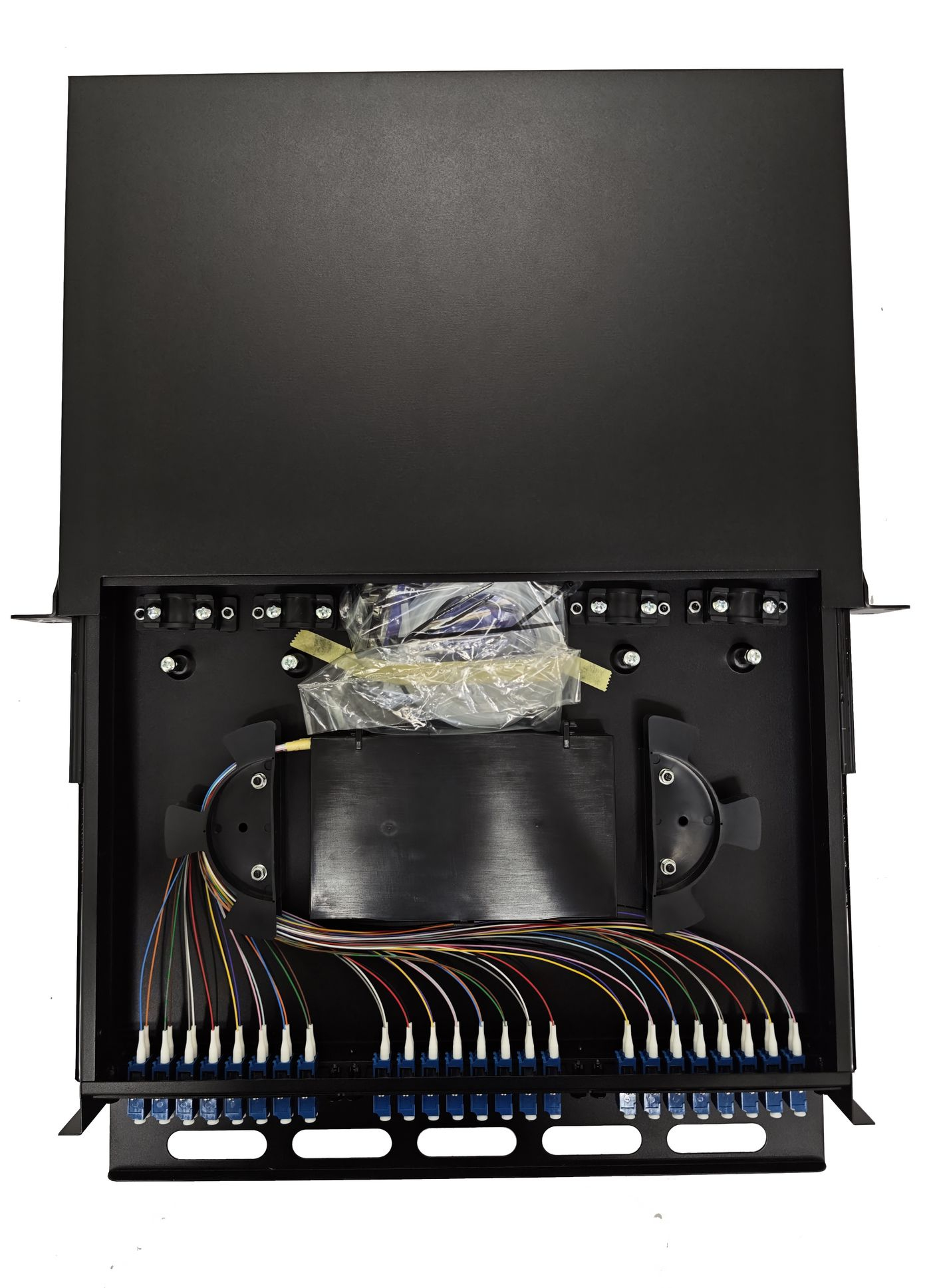 Lanview Fiber Optic Sliding Panel ODF LC SM OS2 48 Cores, Ansicht 2