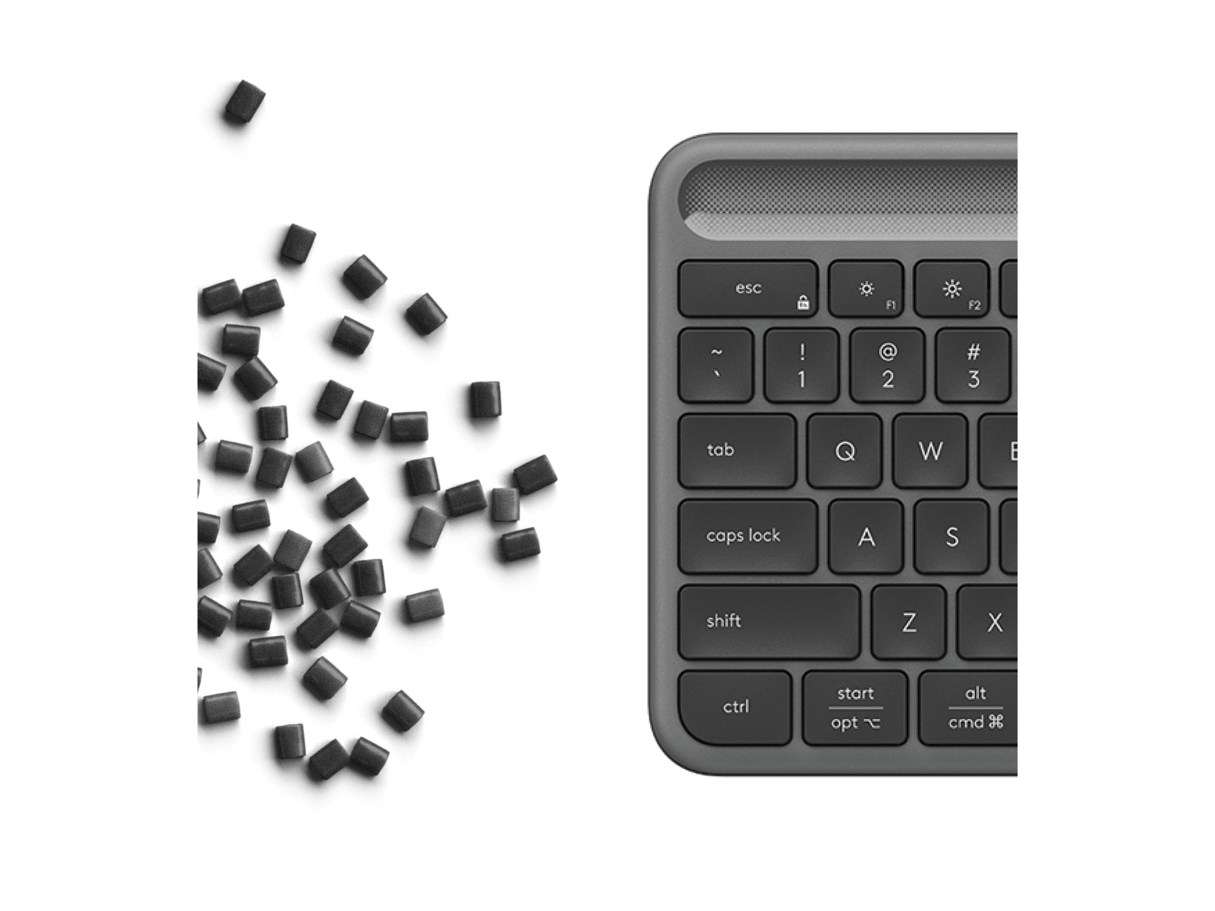 Logitech Signature Slim Solar+ K980 - Tastatur - TL: Deutsch, QWERTZ, Ansicht 4