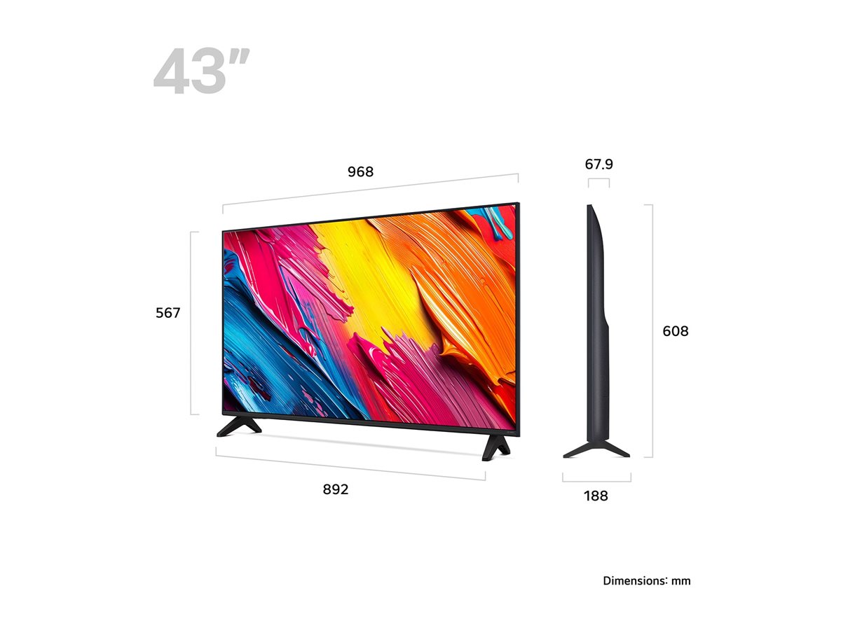 LG 43QNED70A6A TV - LCD-TV - 109,2 cm, Ansicht 3