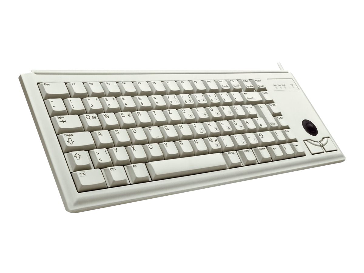 Cherry Compact-Keyboard G84-4400 - Tastatur - mit Trackball