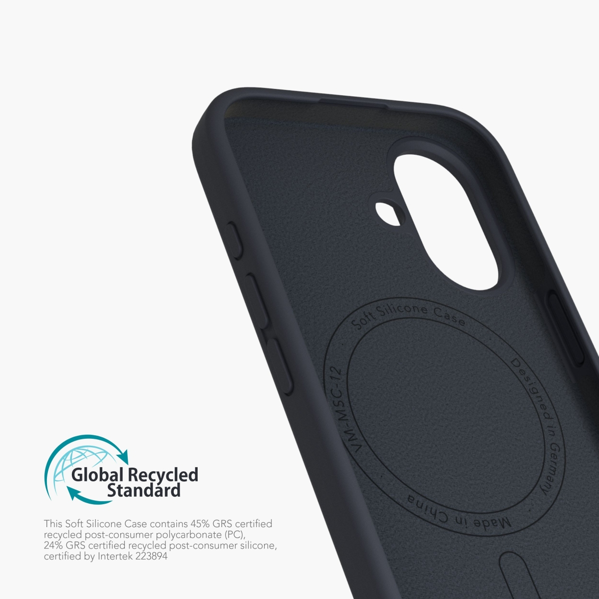 Vonmählen Silikon-Case für iPhone 16 Plus dunkelblau, Ansicht 4