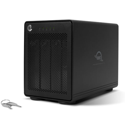 OWC ThunderBay 4 RAID - HDD - 3,9 kg - Tower - Schwarz, Ansicht 2