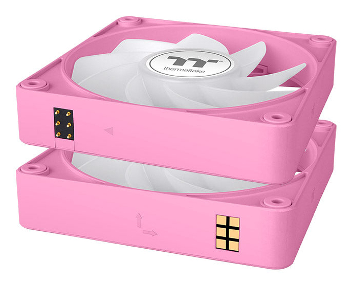 Thermaltake CT140 EX Reverse Fan Pink 3 Pack ARGB Sync - Gehäuse-Lüfter, Ansicht 3