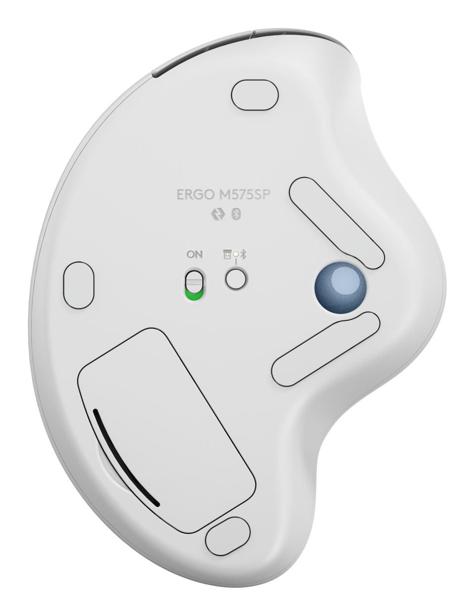 Logitech Ergo Series ERGO M575S - Trackball - ergonomisch - Weiß, Ansicht 3
