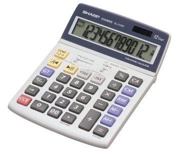 Sharp EL-2125C - Desktop-Taschenrechner - 12 Stellen, Ansicht 2