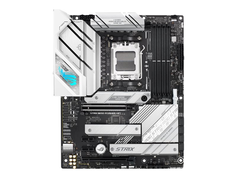 ASUS ROG STRIX B650-A GAMING WIFI - Motherboard - ATX - Socket AM5 - AMD B650 Chipsatz - USB-C 3.2 Gen 2x2, USB-C 3.2 Gen2, USB 3.2 Gen 2, USB 3.2 Gen 1 - 2.5 Gigabit LAN, Wi-Fi 6, Bluetooth - Onboard-Grafik (CPU erforderlich)