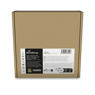 MEDIARANGE HDMI High Speed Ethernet Kabel AOC 18Gibt/s - Kabel - Digital/Display/Video, Ansicht 2