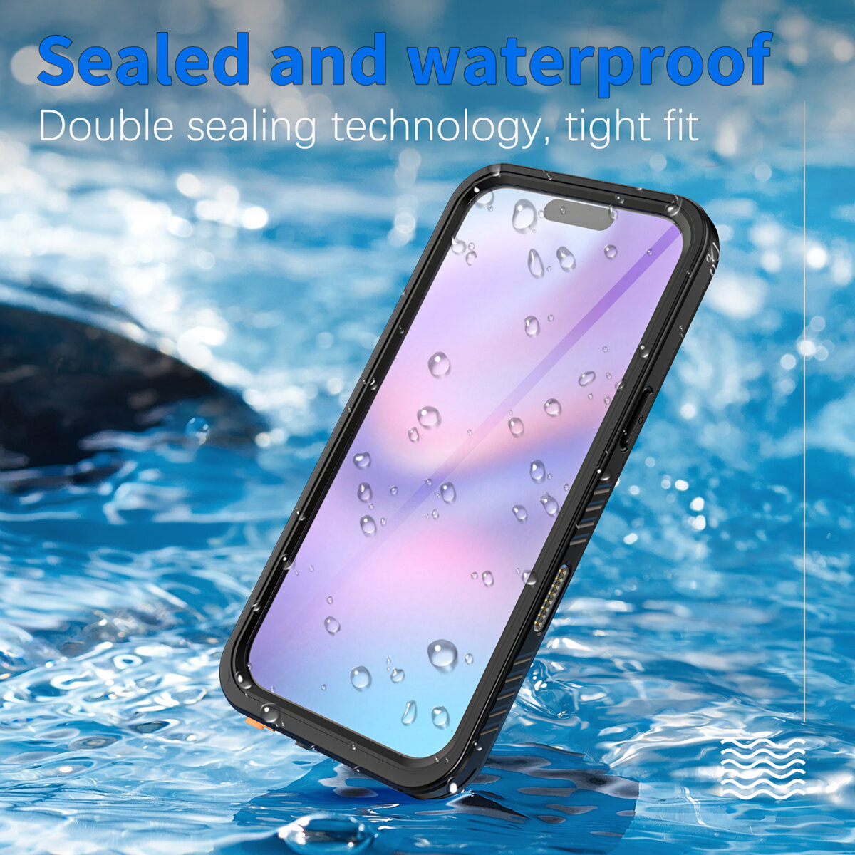4smarts Wasserdichte Hülle Stark für Apple iPhone Air MagSafe-kompatibel, Ansicht 4
