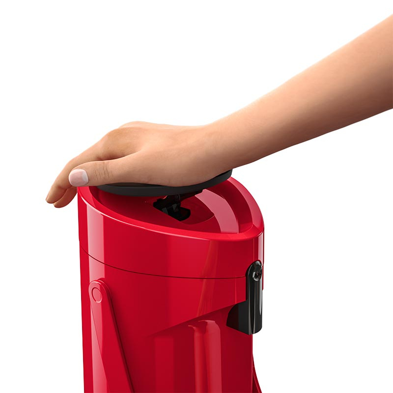 EMSA 515708 PONZA PUMP-ISOLIERKANNEN - Rot - 12 h - 24 h - China - 170 mm - 162 mm, Ansicht 4