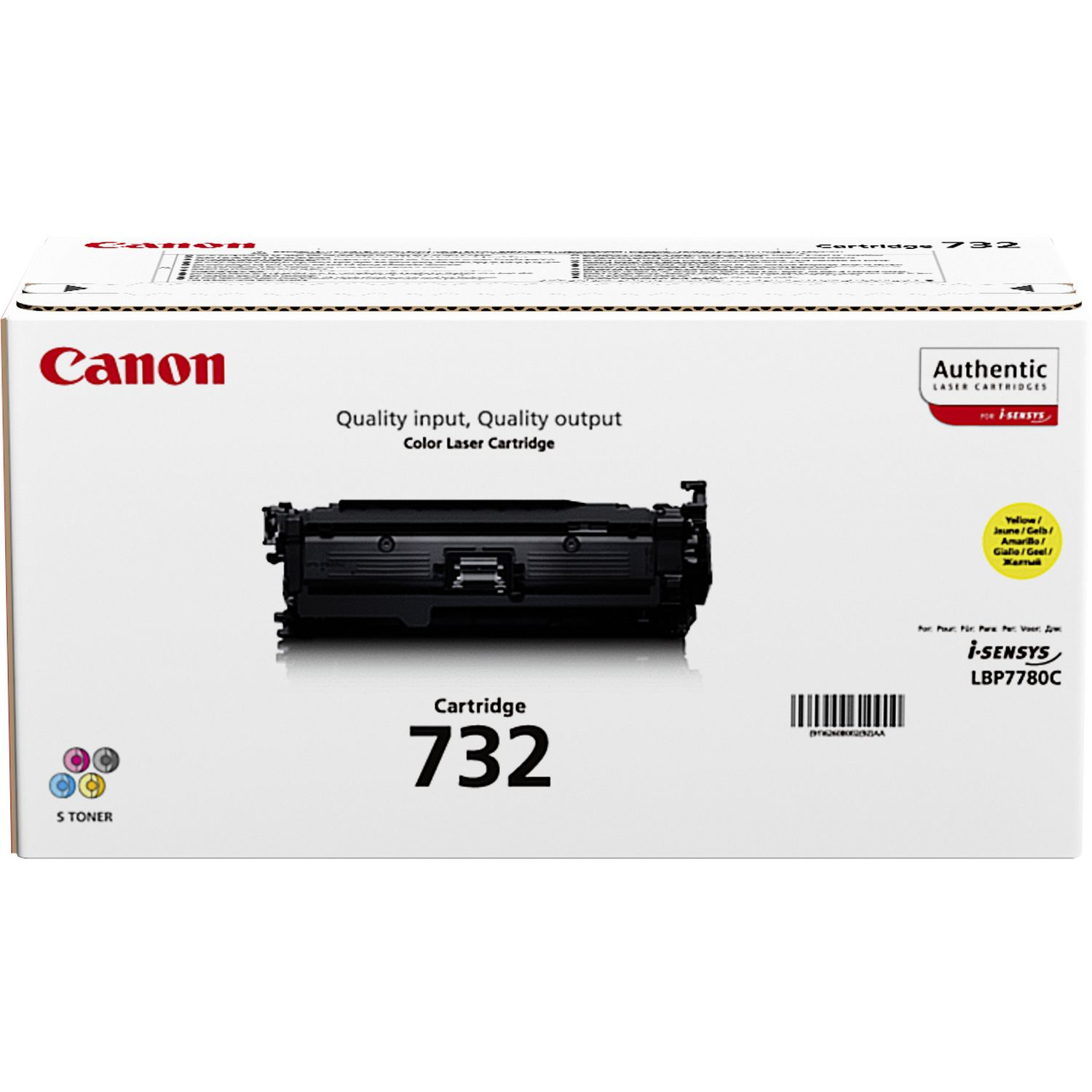 Canon 732 Y - Gelb - Original - Tonerpatrone, Ansicht 4