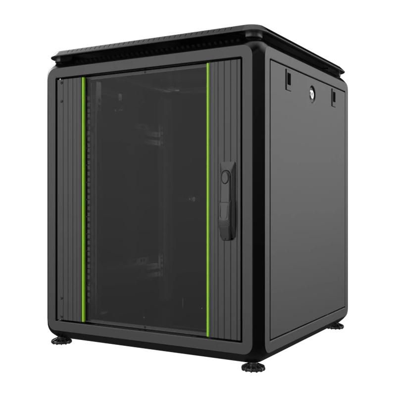 Lanview RDL12U66BL - 12U - 600 kg - 30,6 kg - Schwarz, Ansicht 3