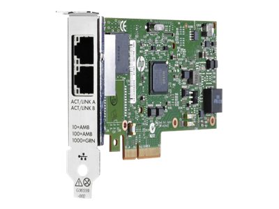 HPE 361T - Netzwerkadapter - PCIe 2.0 x4 Low-Profile - Gigabit Ethernet x 2 - für ProLiant DL360 Gen10, DL388p Gen8