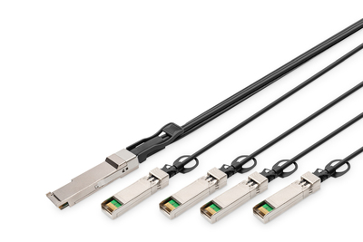 DIGITUS 40G QSFP+ to 4XSFP+ Direct Attach Kabel 2m