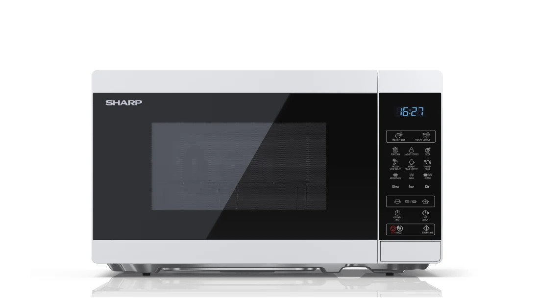 Sharp YC-MG02E-W - Mikrowellenofen mit Grill, Ansicht 2
