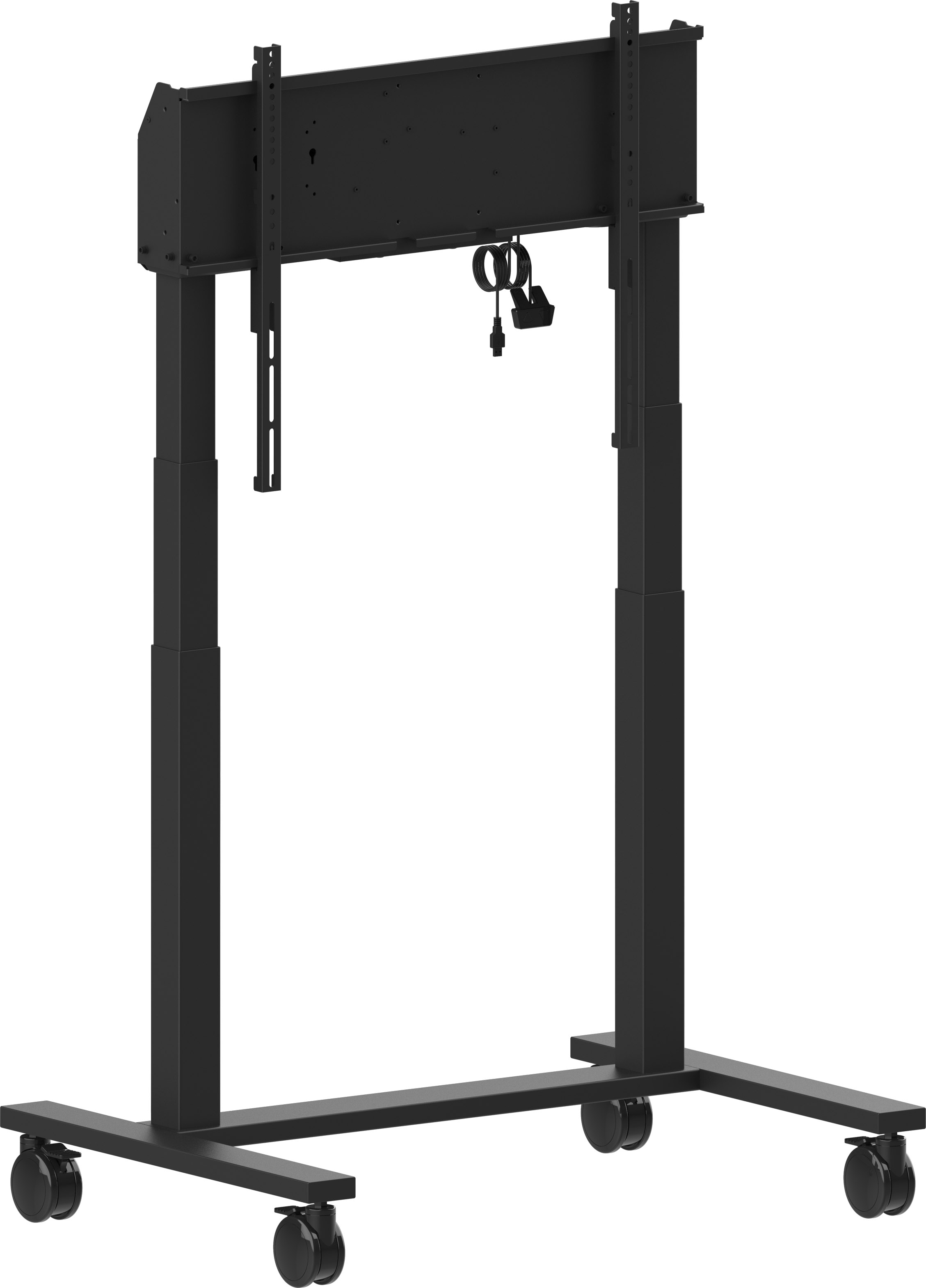 Iiyama MD-CAR2031-B1 - Wagen - Doppelsäule motorisiert - für Flachbildschirm - Anti-Kollisionsfunktion - Schwarz, Ansicht 3