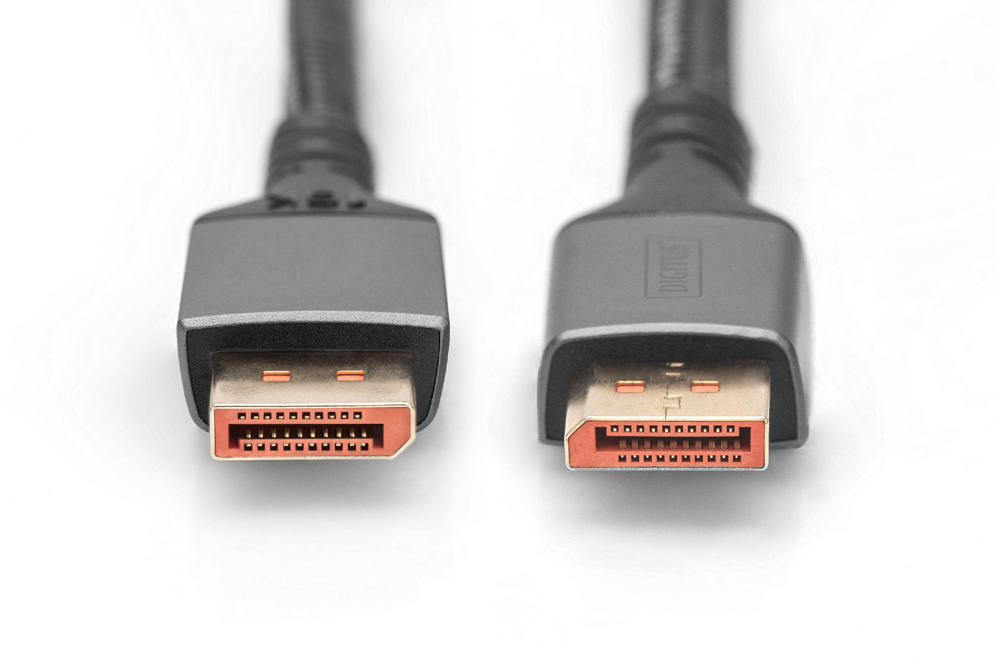 DIGITUS 16K DisplayPort Anschlusskabel, Version 2.1,  1m, 80G, schwarz, Ansicht 2