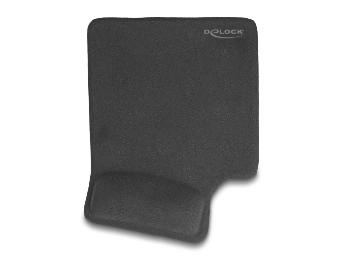 Delock Ergonomisches Mauspad mit Gel Handballenauflage Linkshänder schwarz, Ansicht 3