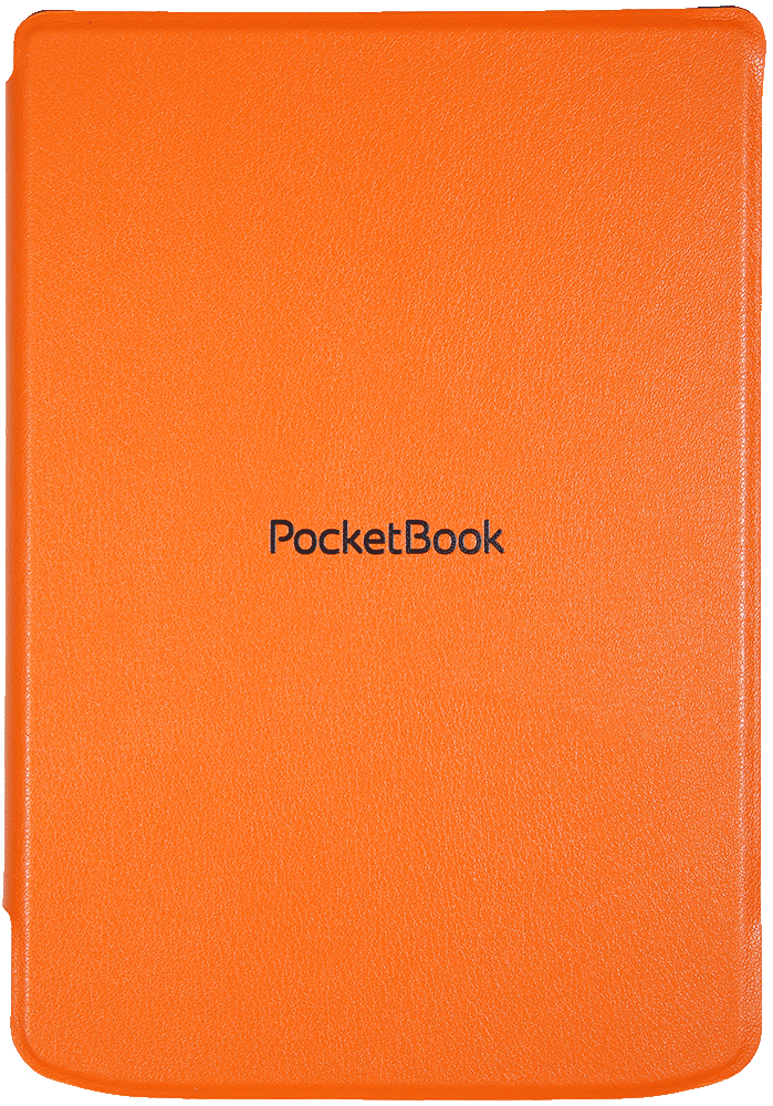 Pocketbook Flip-Hülle für eBook-Reader - PU-Imitationsleder, Baumwolle, Kunststoff - Orange, Ansicht 4