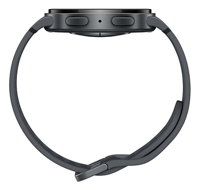 Samsung Galaxy Watch8 - 44 mm - Carbon-Schwarz - intelligente Uhr mit Sportband - Graphit - M/L - Anzeige 3.7 cm (1.47), Ansicht 2