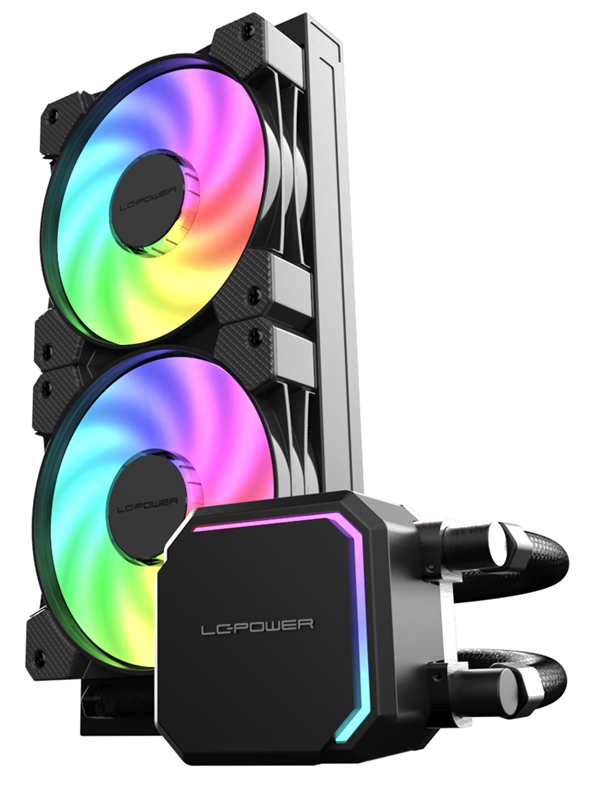 LC-Power CPU-Kuehler 250W 2x120mm f.Intel bis 1851 bis AMD5 schwarz - CPU-Kühler - AMD Sockel AM2, Ansicht 4