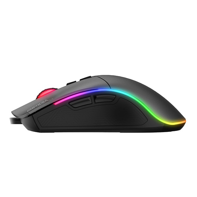 INCA IMG-GT19 - rechts - USB Typ-A - 4800 DPI - Schwarz - Grau, Ansicht 3