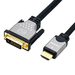 ROLINE 11.04.5876 Videokabel-Adapter 15 m HDMI Typ A (Standard) DVI-D Schwarz - Silber