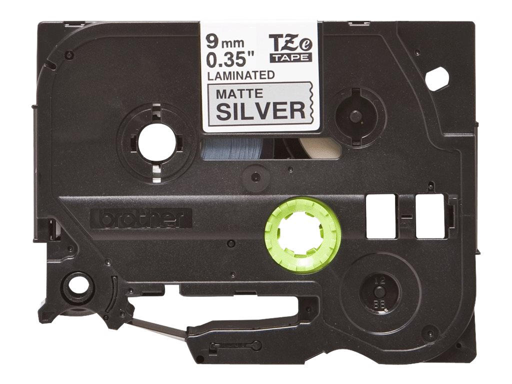 Brother TZe-M921 - Schwarz auf Silber (matt) - Rolle (0,9 cm x 8 m), Ansicht 3