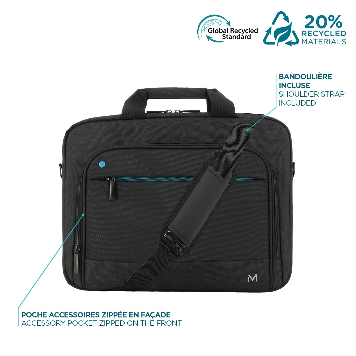 Mobilis THE ONE - Notebook-Tasche - 20 % recycelt, Ansicht 4
