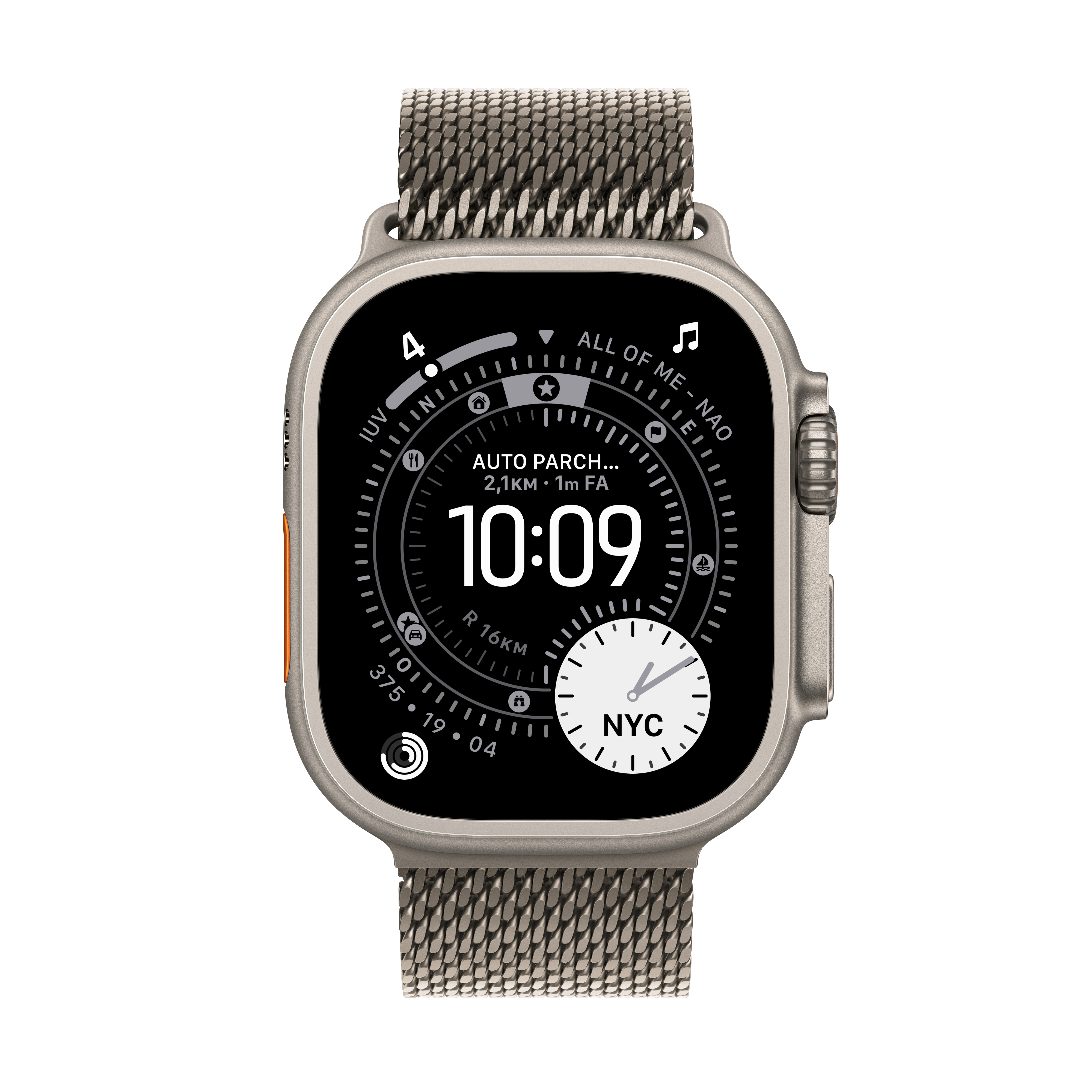 Apple Watch Ultra 3 - 49 mm - natürliches Titan, Ansicht 4