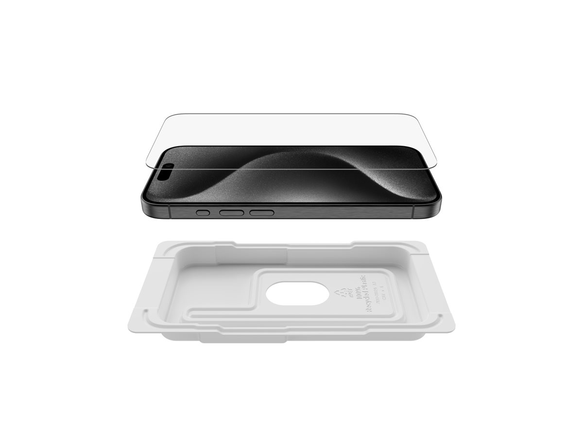 Belkin Bildschirmschutz für Handy - gehärtetes Glas, behandelt, Ansicht 4