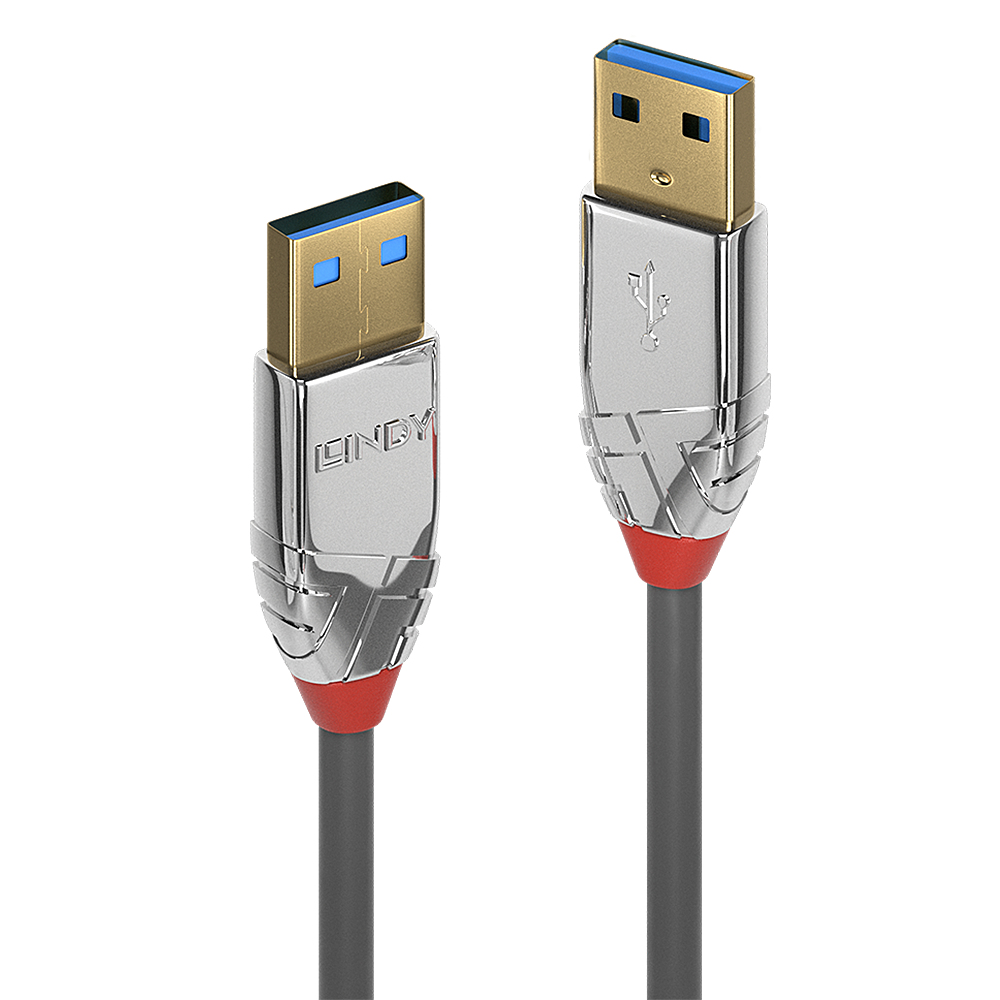 Lindy CROMO - USB-Kabel - USB Typ A (M) bis USB Typ A (M) - USB 3.2 Gen 2 (10 Gbit/s), Ansicht 2