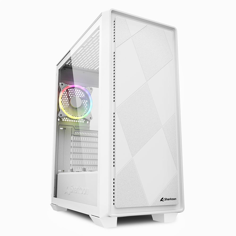 Sharkoon VS8 White RGB               ATX, Ansicht 2