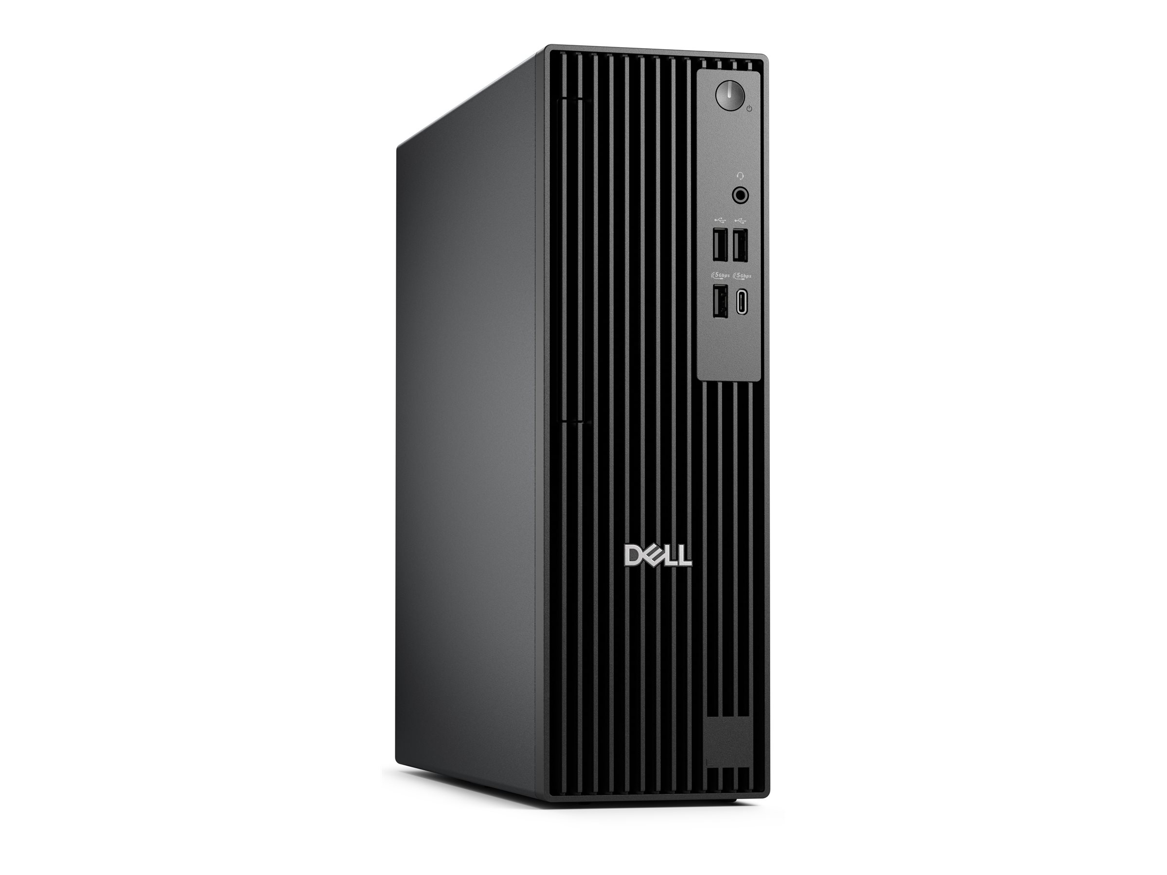 Dell Pro Slim QCS1250 - Schlanker Desktop - Core i5 i5-14500 / 2.6 GHz - RAM 16 GB - SSD 512 GB - NVMe - UHD Graphics 770 - 1GbE - Win 11 Pro - Monitor: keiner - Schwarz - BTS - mit 1 Jahr Basis Vor-Ort (AT, DE - 2 Jahre)