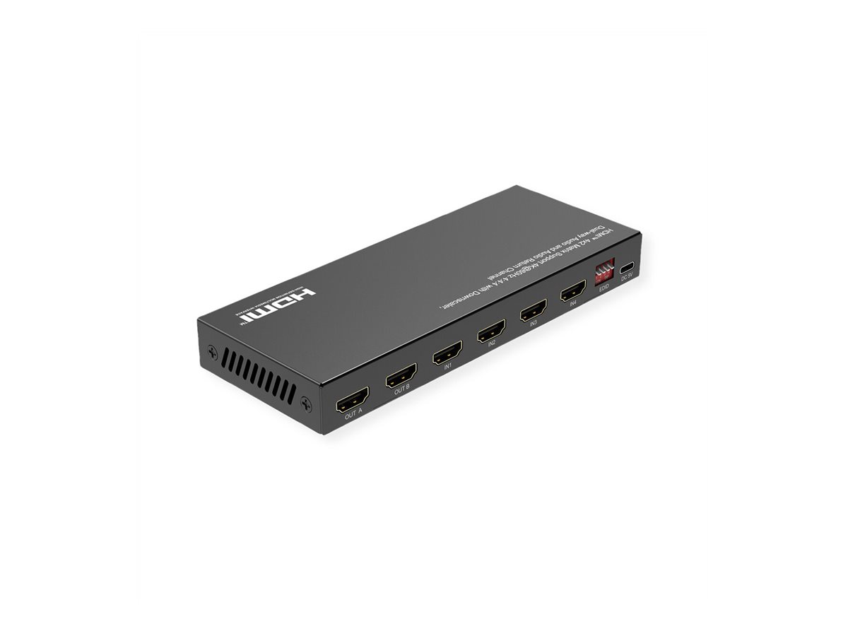 VALUE HDMI Matrix 4K60Hz 4 x 2, Ansicht 3