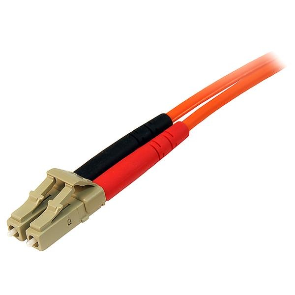 StarTech.com 3m Fiber Optic Cable - Multimode Duplex 50/125 - LSZH - LC/LC - OM2 - LC to LC Fiber Patch Cable, Ansicht 2