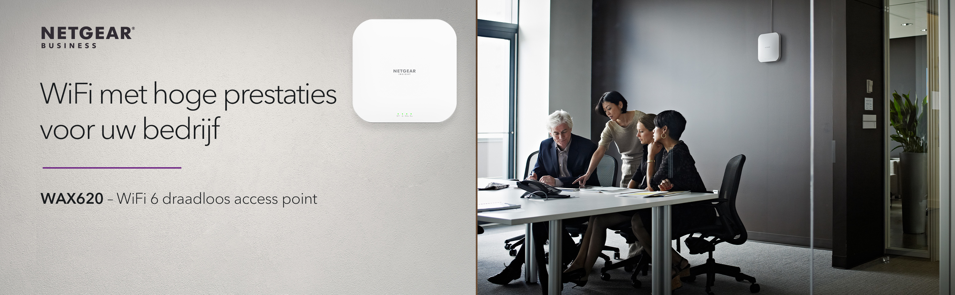 Netgear Insight WAX620 - Accesspoint - Wi-Fi 6, Ansicht 2