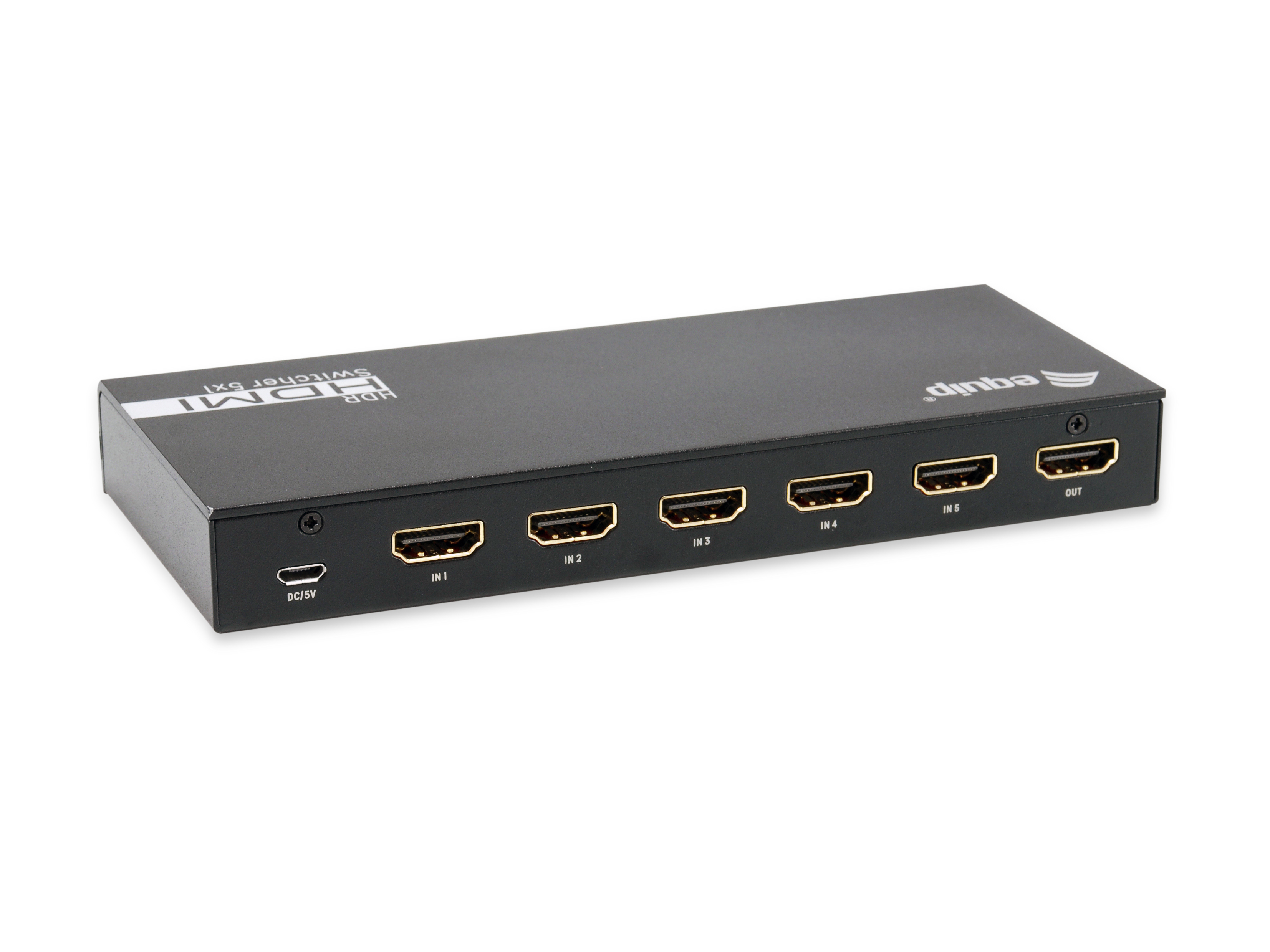 Equip 332726 - HDMI - Aluminium - Schwarz - 60 Hz - 3840 x 2160 Pixel - 7.1 Kanäle, Ansicht 2