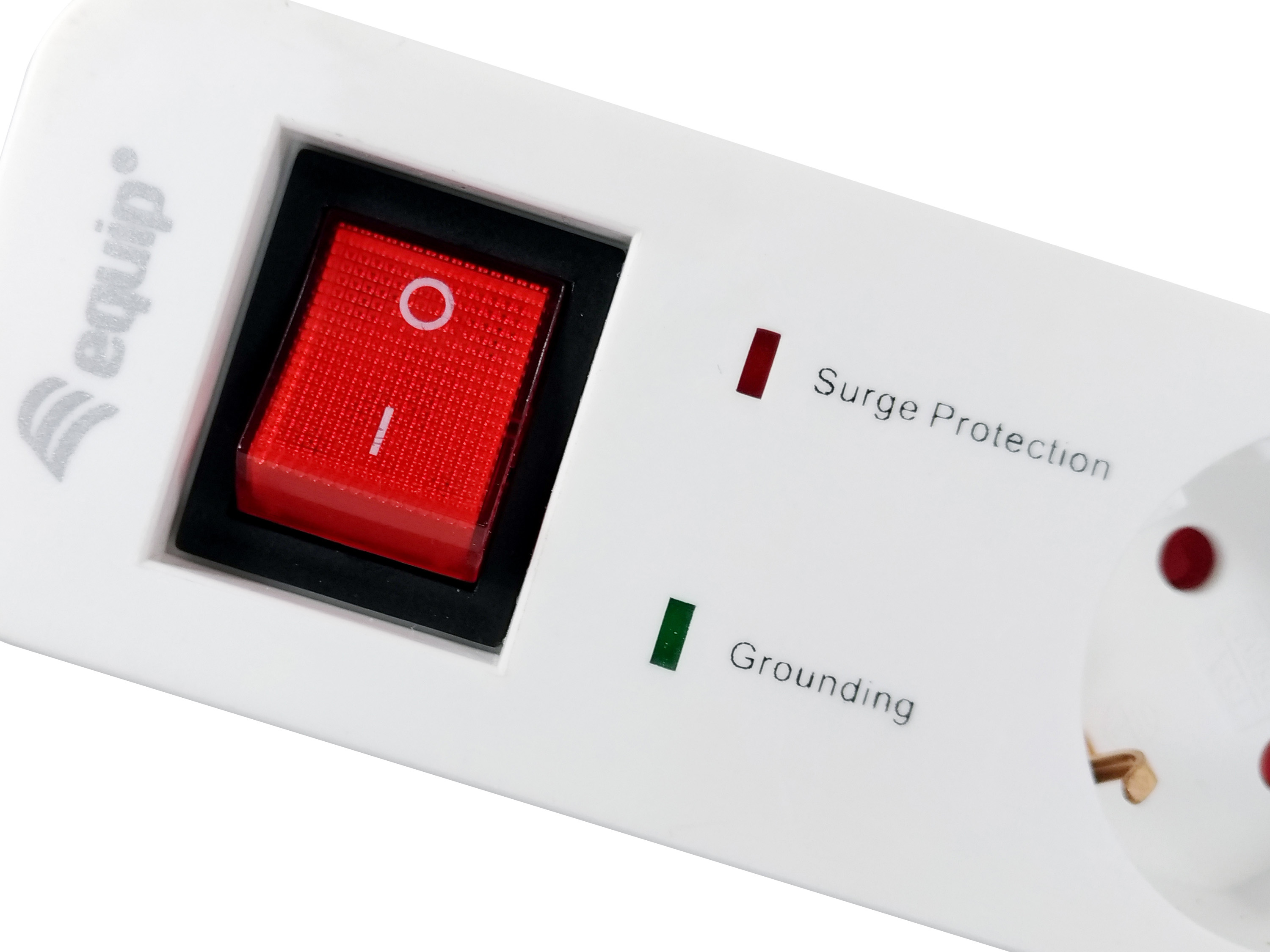 Equip Life - Version 1 - Steckdosenleiste - Wechselstrom 250 V - 3500 Watt - Eingang Typ F - (2 x USB, 5 x Strom Typ F), Ansicht 3
