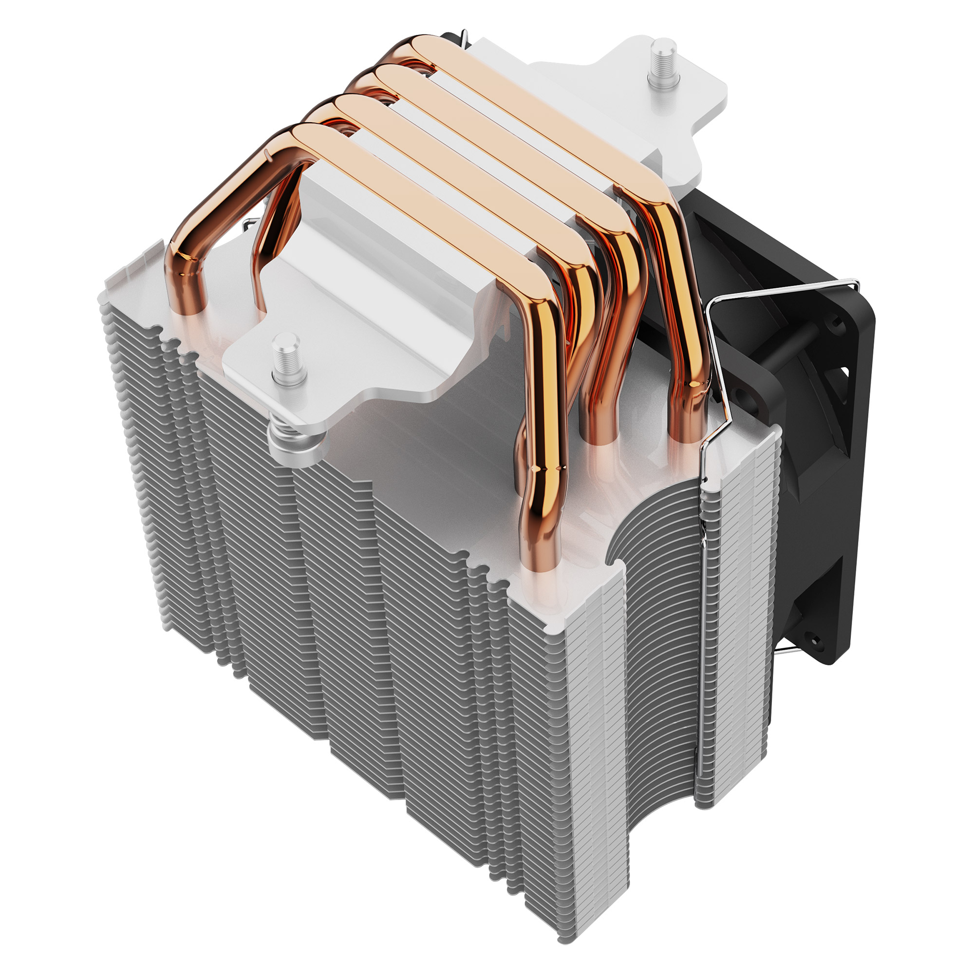 LC-Power CPU-Kuehler 4 Heatpins f.AM5 AM4.1851.1700.1200.115x 92mm - CPU-Kühler - AMD Sockel AM4 (Ryzen), Ansicht 2