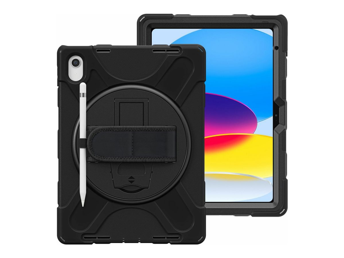 eSTUFF CHICAGO - Schutzhülle für Tablet - Polycarbonat, Silikon - Schwarz - für Apple 10.9-inch iPad (10. Generation), Ansicht 2