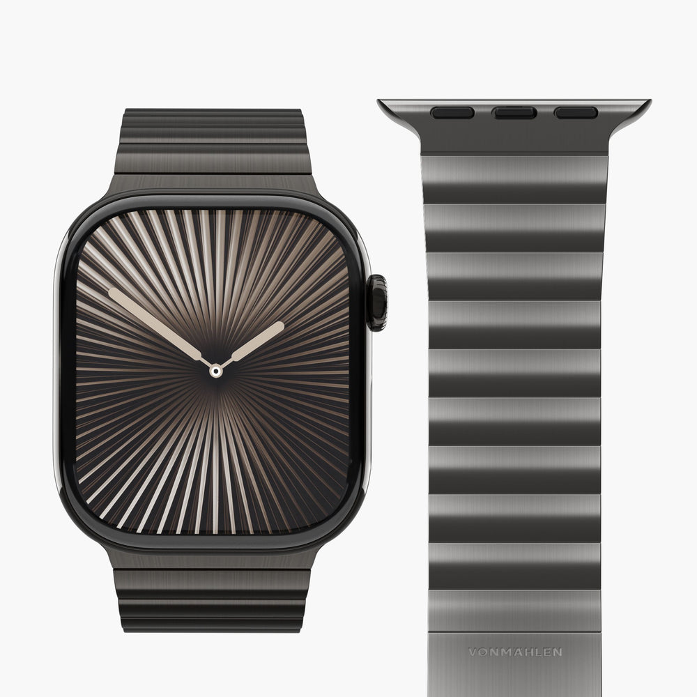 Vonmählen Edelstahl Gliederarmband Pro für Apple Watch 44/45/46, Ansicht 2