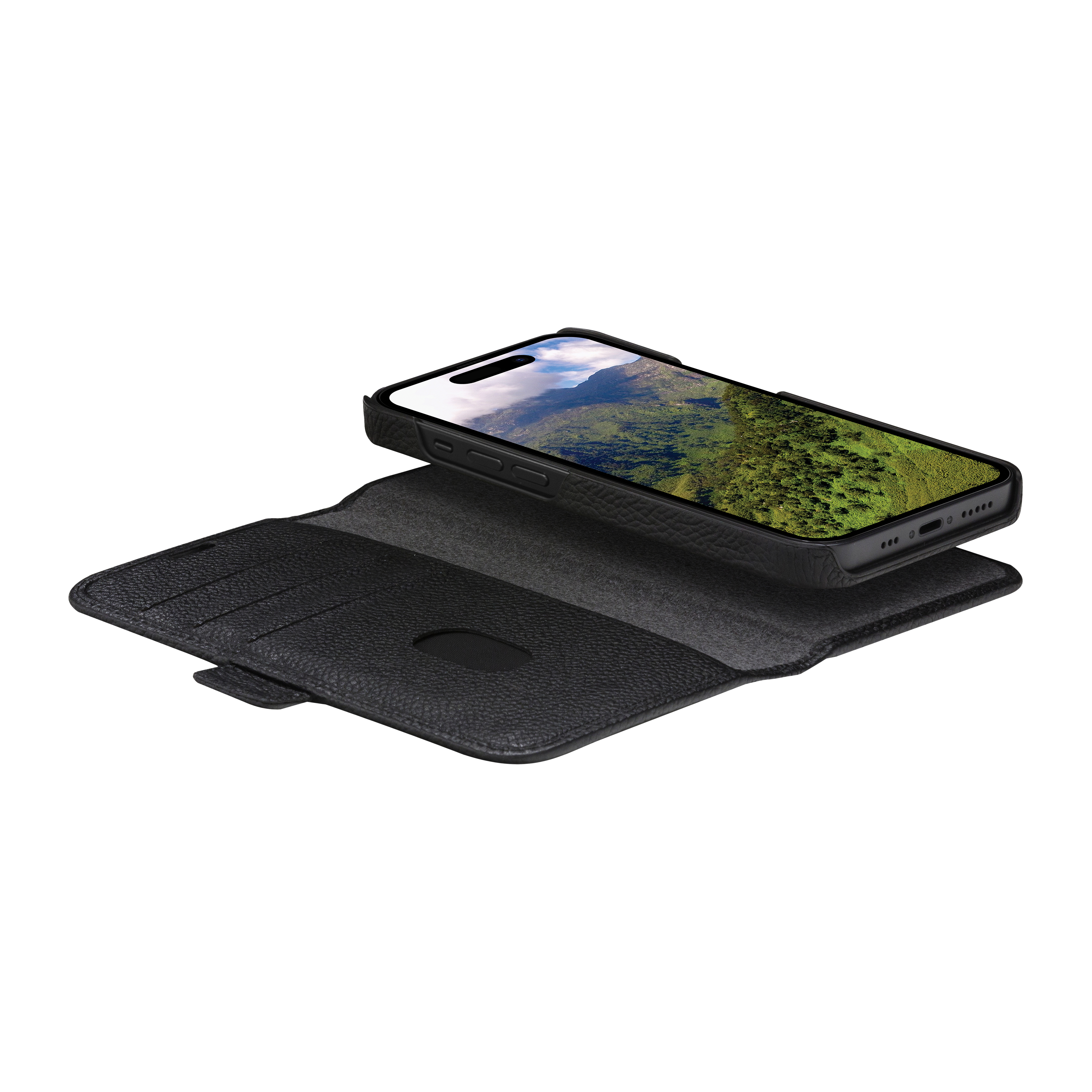 dbramante1928 New York - Folio - Apple - iPhone 15 Pro - Schwarz, Ansicht 2