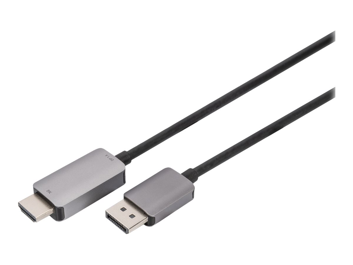 DIGITUS 8K DisplayPort Adapterkabel DP auf HDMI Typ A